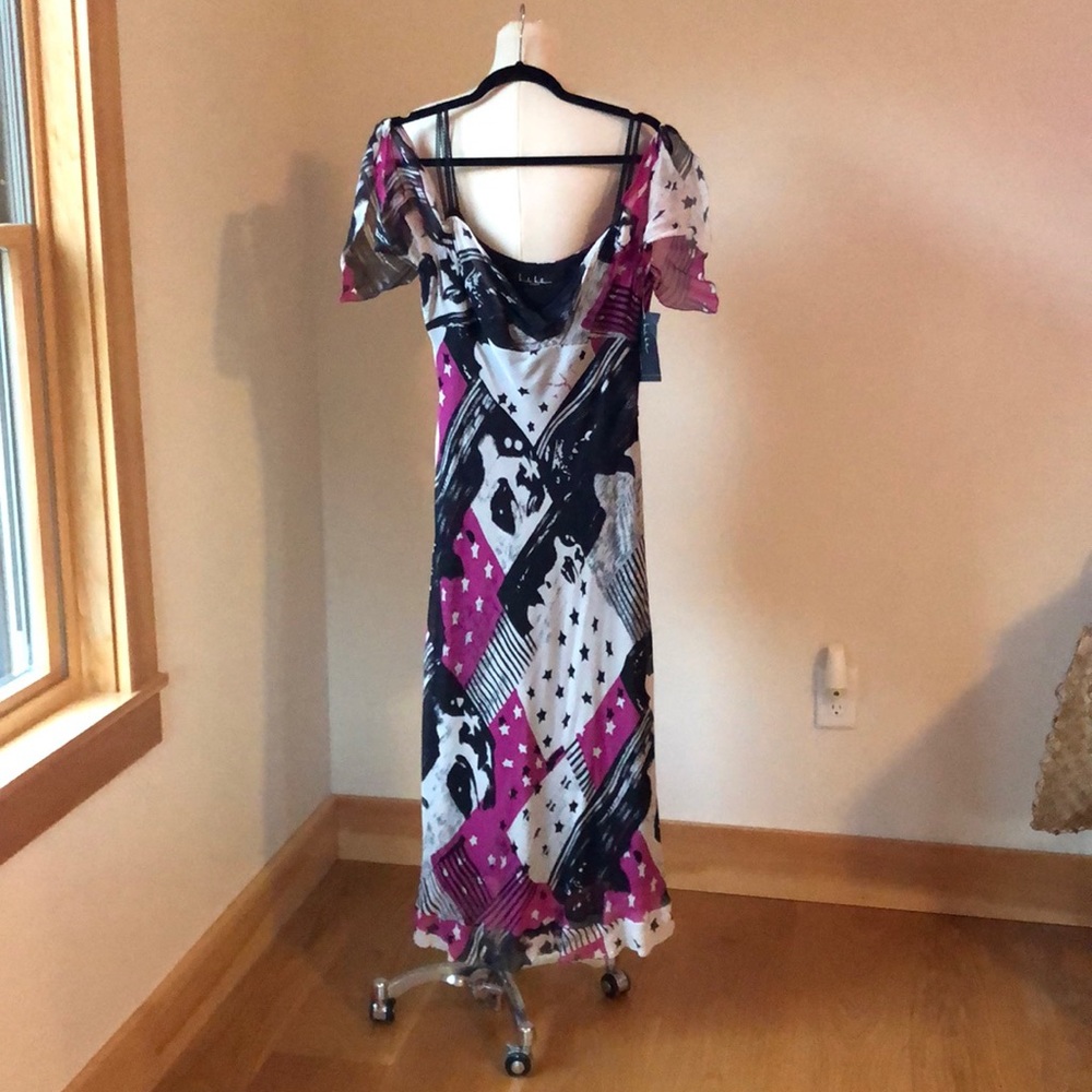 Vintage Nicole Miller Silk Dress